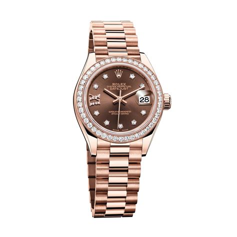 rolex rose gold watch women|female rolex oyster perpetual datejust.